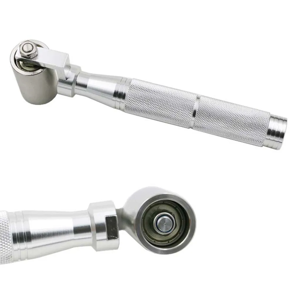 Stainless Steel Wallpaper Seam Roller Heavy Duty Aluminium Handle Non-Slip DIY Wallpaper Wall Decoration Roller
