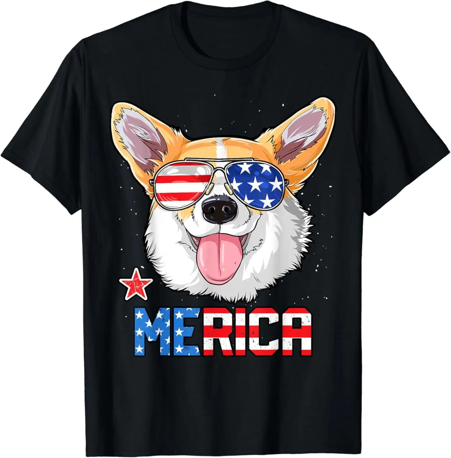

Corgi Merica 4th of July T shirt Kids Boys Girls Dog Puppy Gift Unisex T-Shirt
