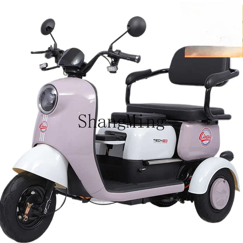 

ZYH electric tricycle household small lady transportation adult climbing battery car