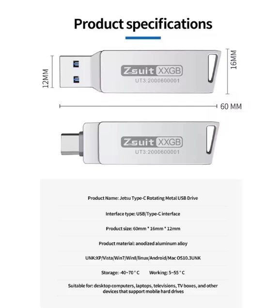 10 шт. USB 3.0TYPE-C флэш-накопители 64 ГБ 128 ГБ флэш-накопитель 16 ГБ металлический U-диск Pen Drive 32 ГБ бесплатный логотип подарки для встреч