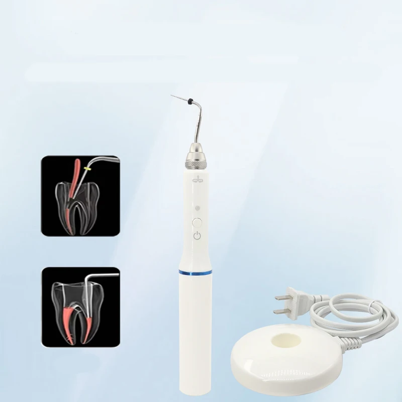 

Dental Cordless Gutta with Cutting and Pressing Root Canal Filling System +2 Tips 3 Second Heating Dental Gutta-percha Cutter
