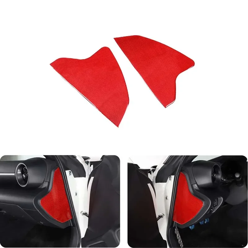 

For 22 Subaru BRZ Door Shock Absorbing Acoustic Bumper Soft Carbon Fiber Crash Shock Absorber Interior Styling Trim Accessories