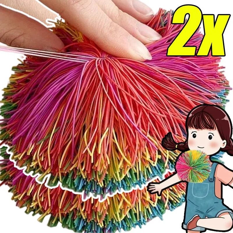 Colorful Sport Shuttlecock  Rubber Iron Base Durable for All Ages Family Outdoor Games Improves Balance Coordination Portable