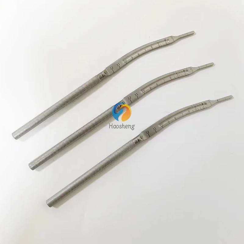 مخصصة مشرط الثدي بالمنظار مقبض رفرف الإصدار تمديد المتخصصة مقبض سكين لومينال رقم. 4