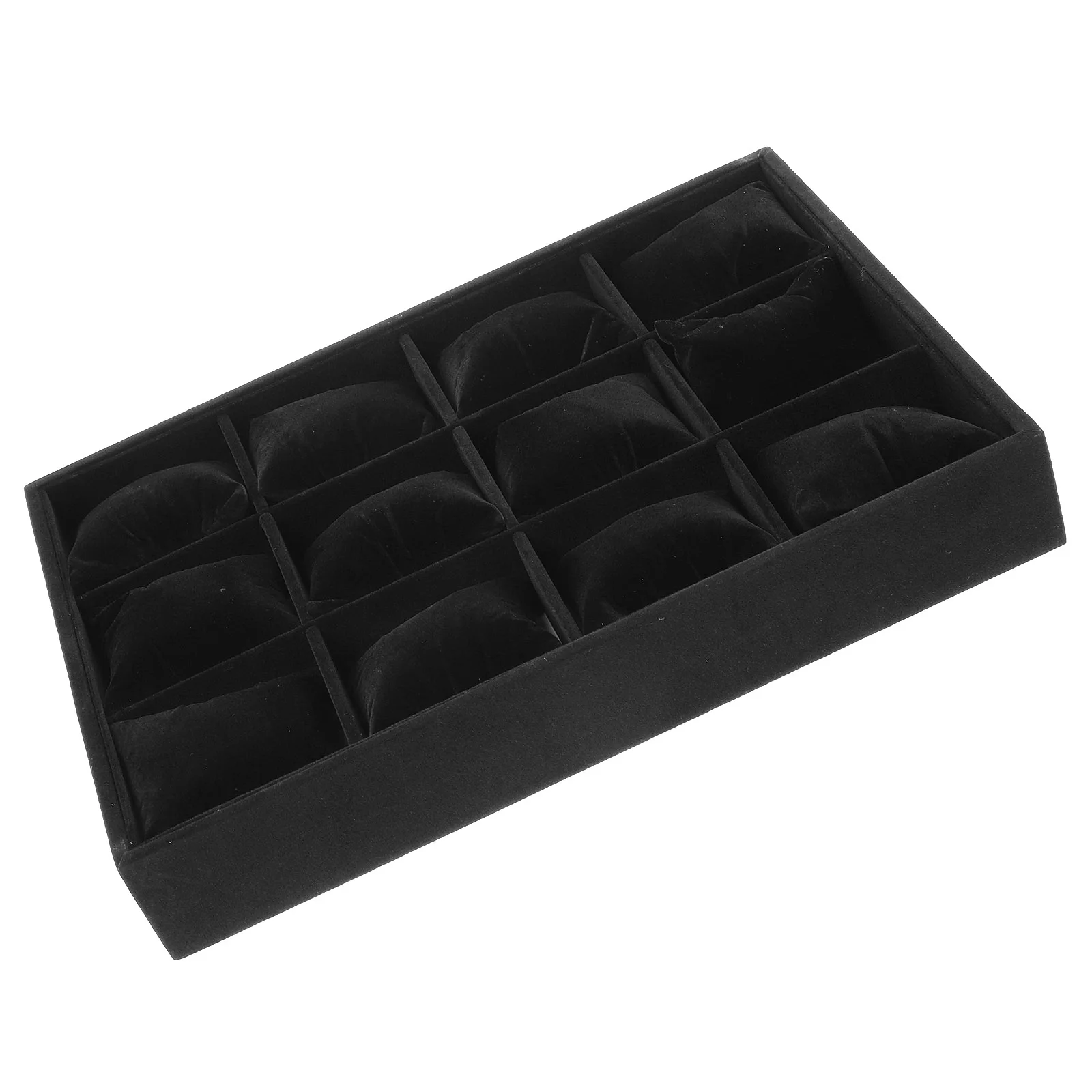 

Watch Display Tray With Pillow Bracelet Stand Organizer Bangle Storage Case Jewelry Tray For Drawer Portable Watch Box