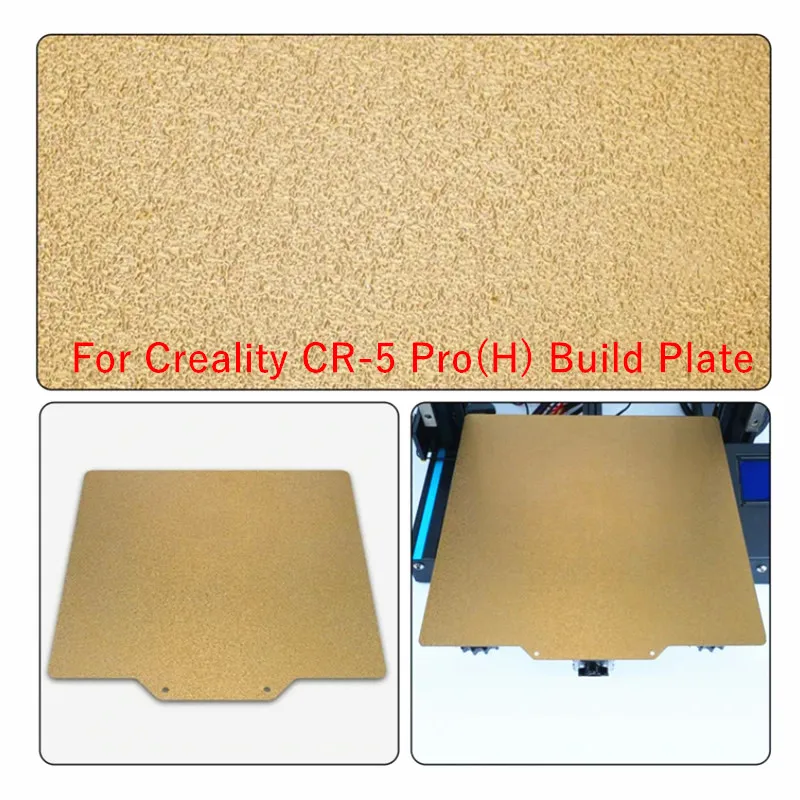 Creality CR-5 Pro(H) Build Plate 240x310mm Textured PEI Spring Steel Sheet Flexible Removal Plate for Creality 3D Printer Parts