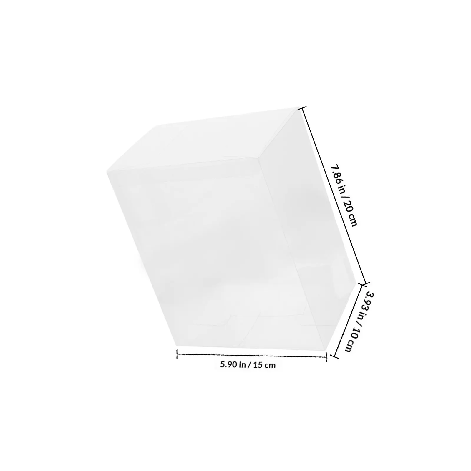 5Pcs Stackable Clear Display Box for Figures Action Miniatures Dustproof Storage Showcase Collection Organizer