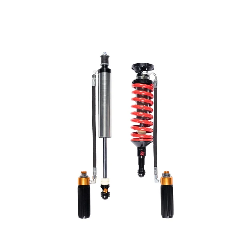 Aumer 4wd Offroad Rebound and Dual Speed Compression Damping Force Adj. Remote Reservoir Coilover Shock Absorber for Tundra