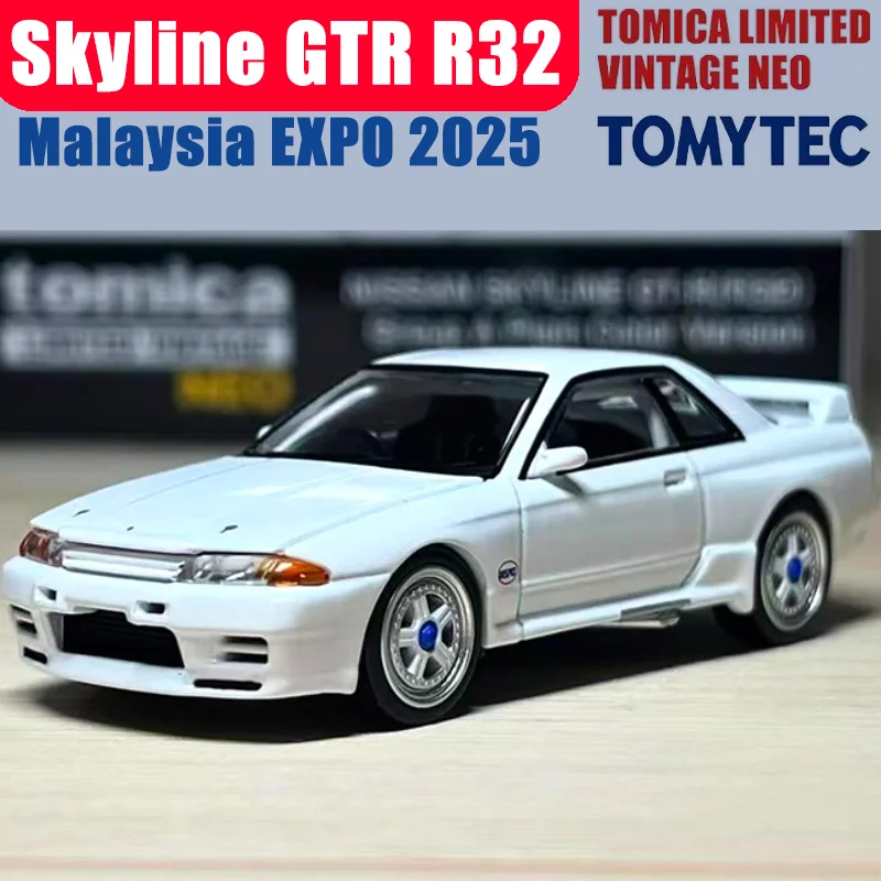 

TAKARA TOMY TOMYTEC Skyline GTR R32 WRX STI Malaysia EXPO 2025 Alloy Motor Vehicle Toy Die-casting Metal Model Collection Gift