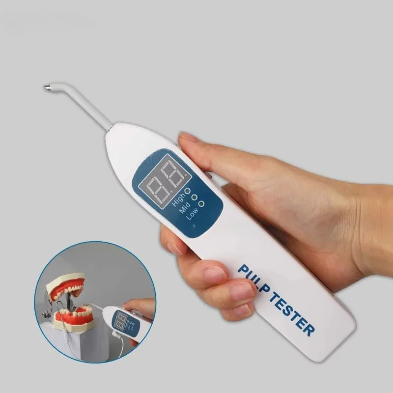 Digital Pulp Vitality Tester for Accurate Painless Diagnosis/Electric Endodontic Device to Test Tooth Nerve Health for Dentist