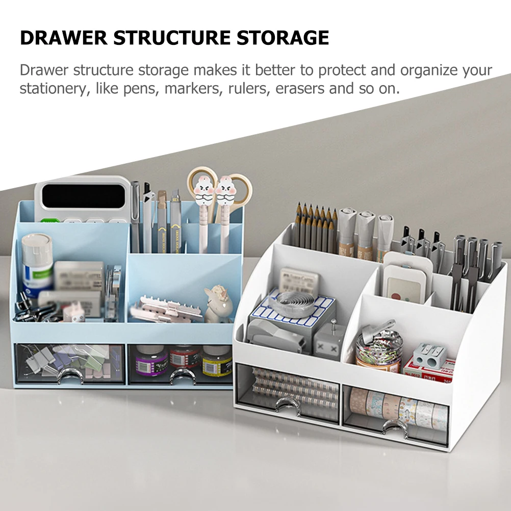 

Indoor Drawer Type Storage Box Practical Desktop Organizer for Stationery Sundries Organizer Office and Bedroom