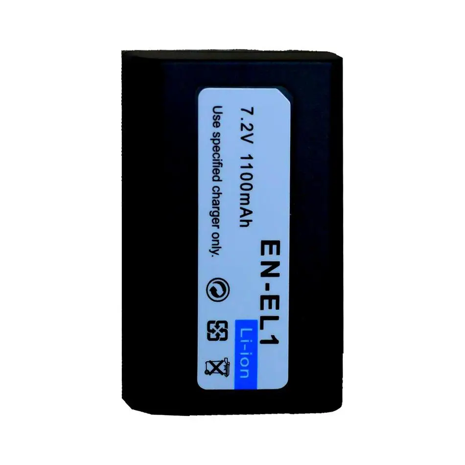 EN-EL1 Camera Battery For Nikon Coolpix 775 885 995 990 5400 5700 E775 E885 E880 E995 E4300 E4800 E5700 1100mAh Real Capacity