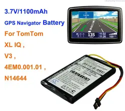 OrangeYu 1100mAh GPS Navigator Battery 6027A0093901 for TomTom 4EM0.001.01, N14644, V3, XL IQ