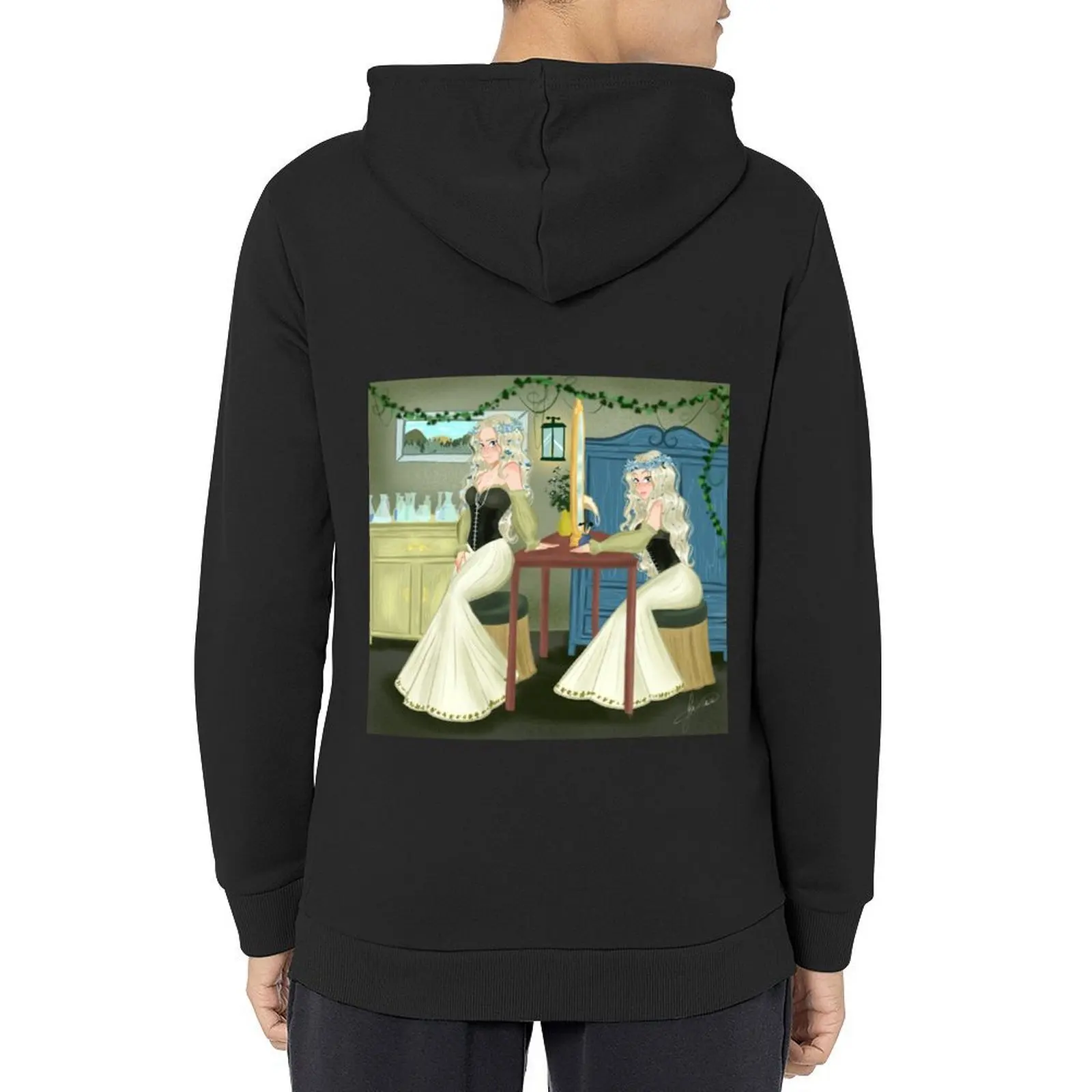 

Gemini witches Hoodie japanese style autumn jacket men men's sweat-shirt aesthetic clothing hoodie men