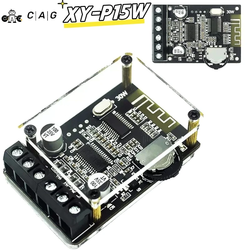 XY-P15W Bluetooth 5.0 Amplifier Board DC 8V 12V 24V 10W 15W 20W Power Amplifiers Audio Stereo Digital AMP Sound Board