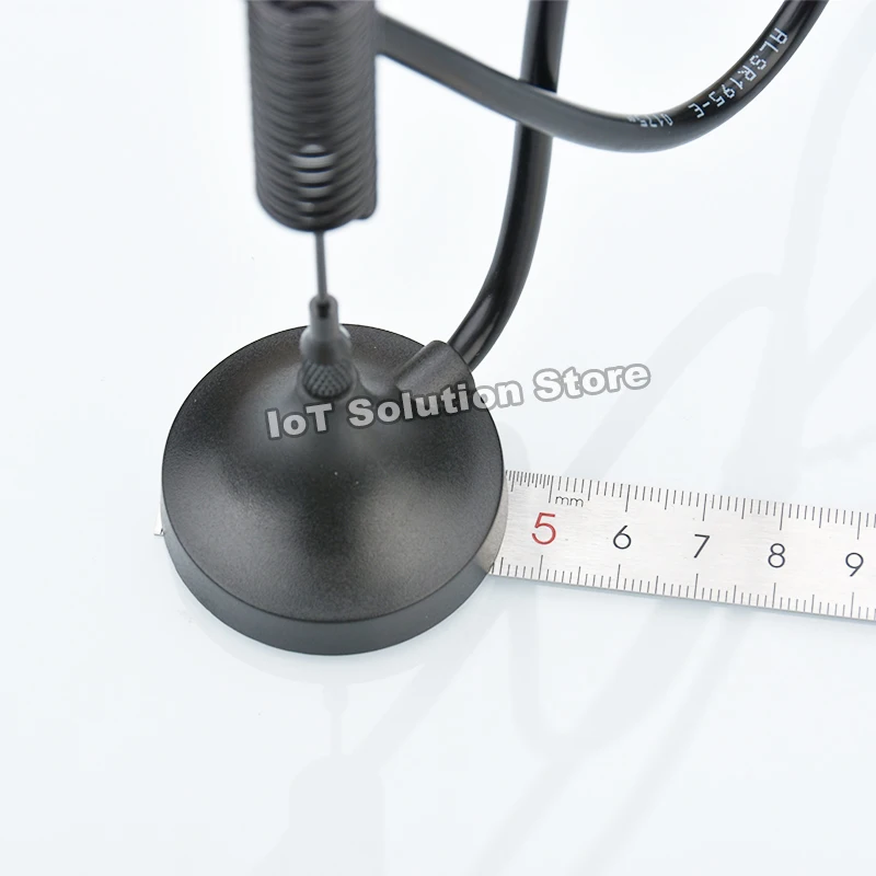 IP65 45x285mm 700-960MHz 1710-2690MHz 3300-5000MHz Multi Band 2G 3G 4G 5G antena SMA wtyk męski 1m długość kabla