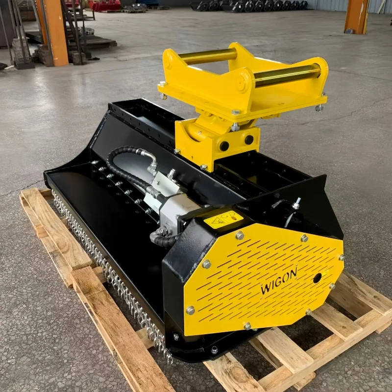 Municipal Environmental Engineering Machinery Excavators Flail Lawnmowers High-quality Long-term Working Excavator Lawnmower