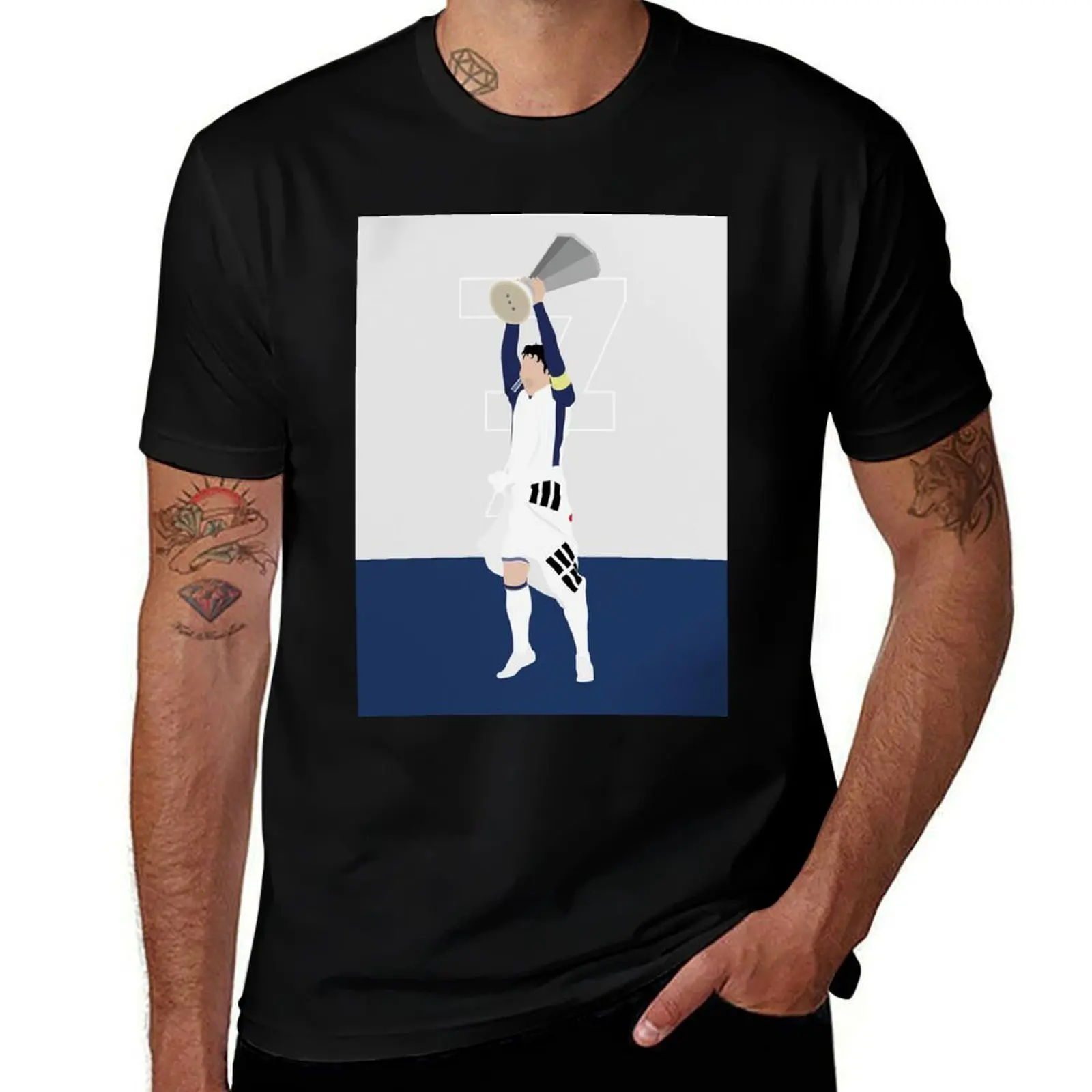 

Son TottenhamEuropa League Trophy North London T-Shirt anime tshirt Blouse oversized slim fit t shirts for men