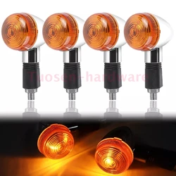 4X Front /Rear Motorcycle Turn Signal Lights Retro For Honda Shadow VT 750 1100 VTX 1300 1800