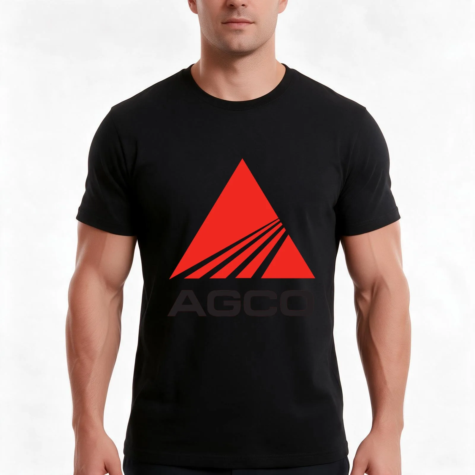 Agco Your Agriculture Partner T-Shirt, Summer Casual Cotton Tee, Oversized Streetwear Tops, Vintage Graphic Print, 100% Cotton