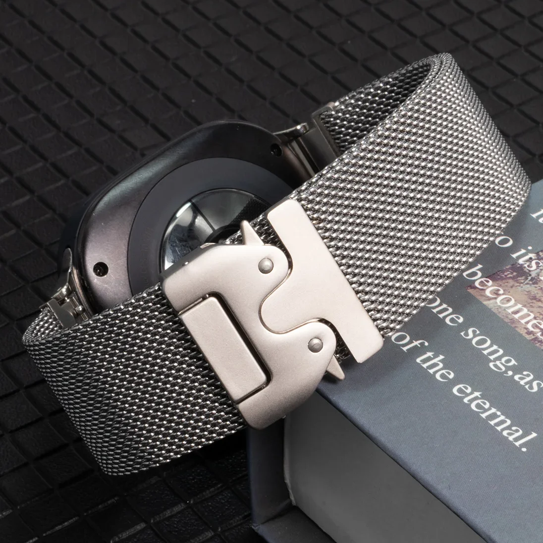 삼성 갤럭시 울트라 시계 용 밀라노 스트랩 갤럭시 7 울트라 시계 밴드 액세서리 용 47mm 럭셔리 스테인레스 스틸 팔찌