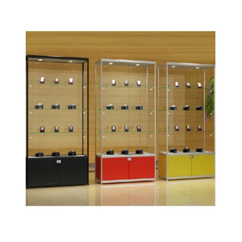 Custom.Glass Vitrine Vitrine/rahmenlose Glasschranktüren