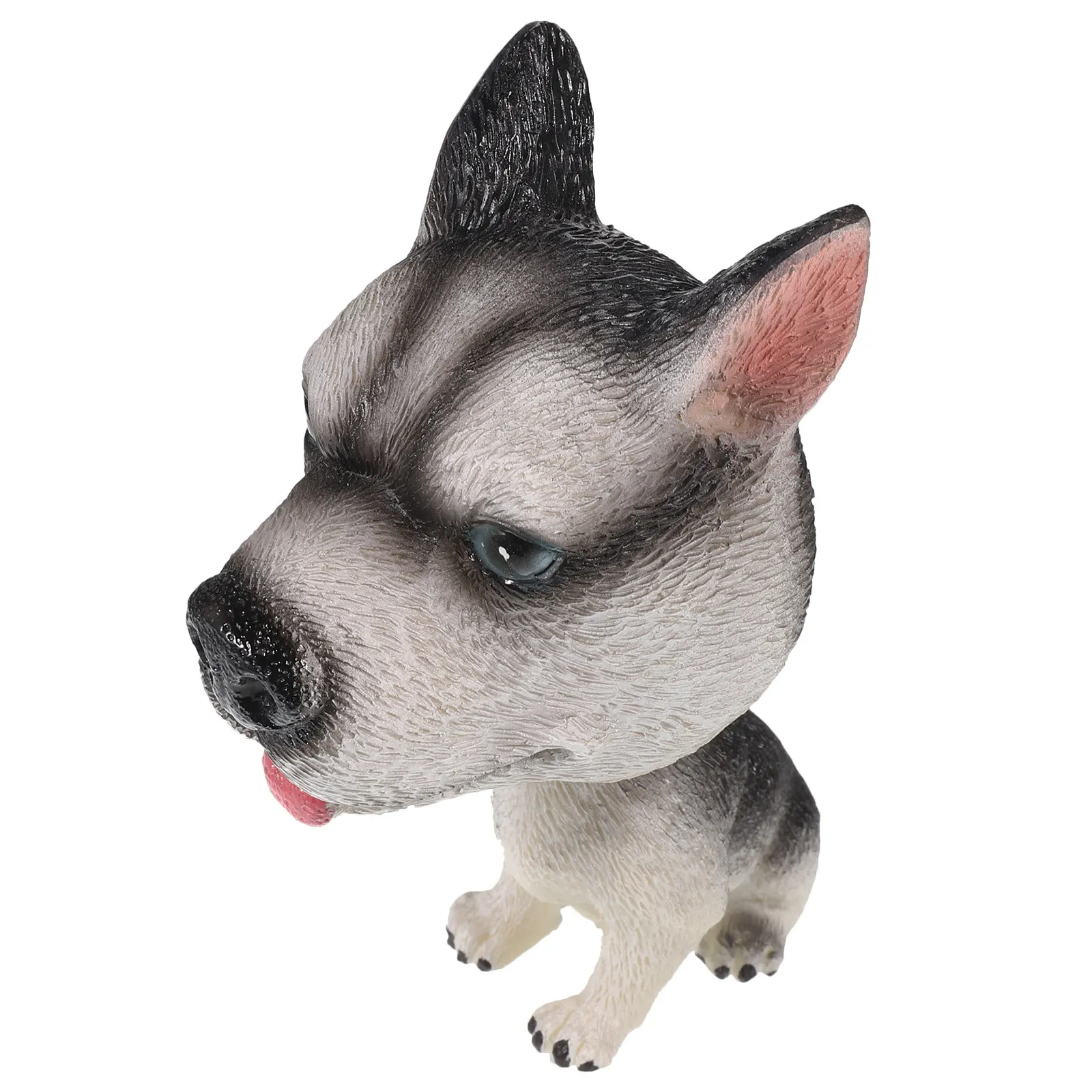 

Милая мультяшная собачка-башкотряс из смолы для приборной панели автомобиля, украшение с качающейся головой, аксессуар для интерьера автомобиля