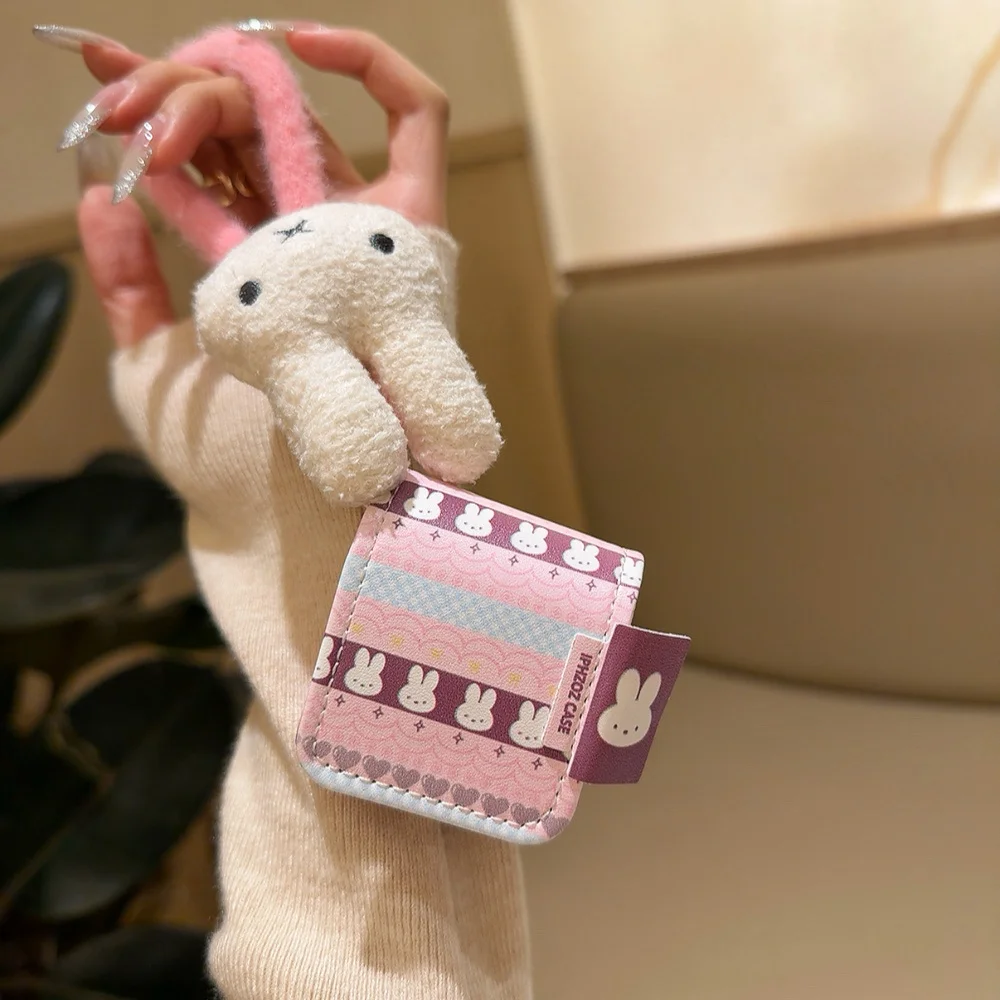 

Simple Line 3D Rabbit Ears HeadPhone Case Cover for Airpods 4 3 2 Pro 2 Pro 3 Cute Cartoon Shockproof Cover Earphone Cases Funda