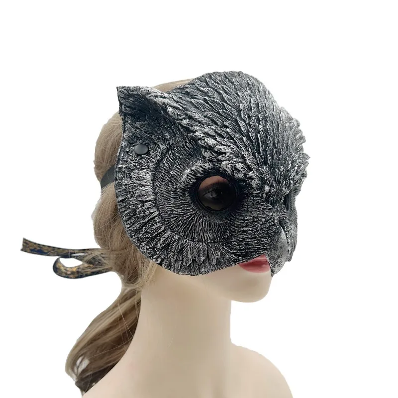 

Owl Mask Animal Mask Model, PU Foam Prop, Carnival Mask Decoration