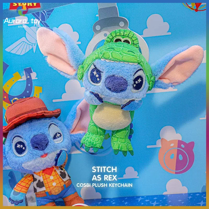 

Original Hot Toys Stitch Fan Cination Toy Story Co Branded Cosbi Doll Blind Box Keychain Pendant Trend Collectible Ornament Toys