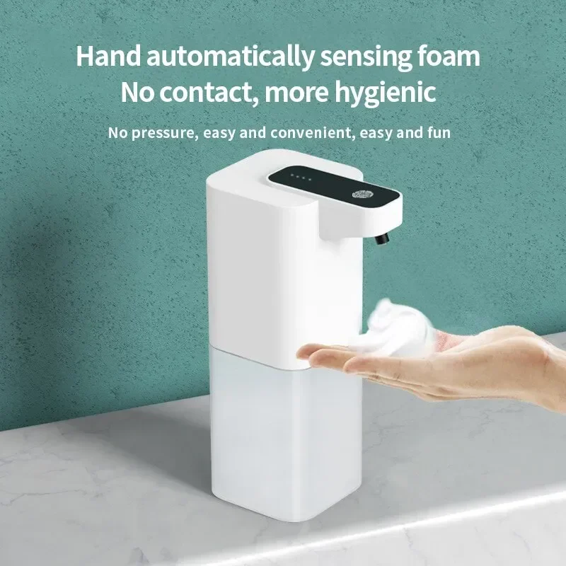 

Automatic Soap Dispenser USB Rechargeable Foaming Touchless Hand Free Portable Foam Liquid Soap Dispenser For Bathroom Kitchen