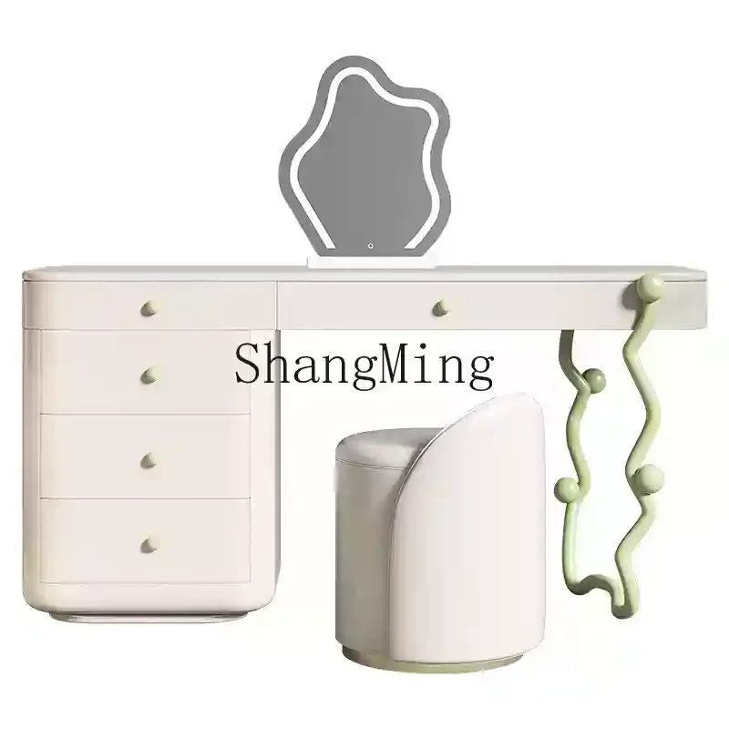 CL  wood simple modern bedroom dresser light luxury high sense master bedroom makeup table makeup table