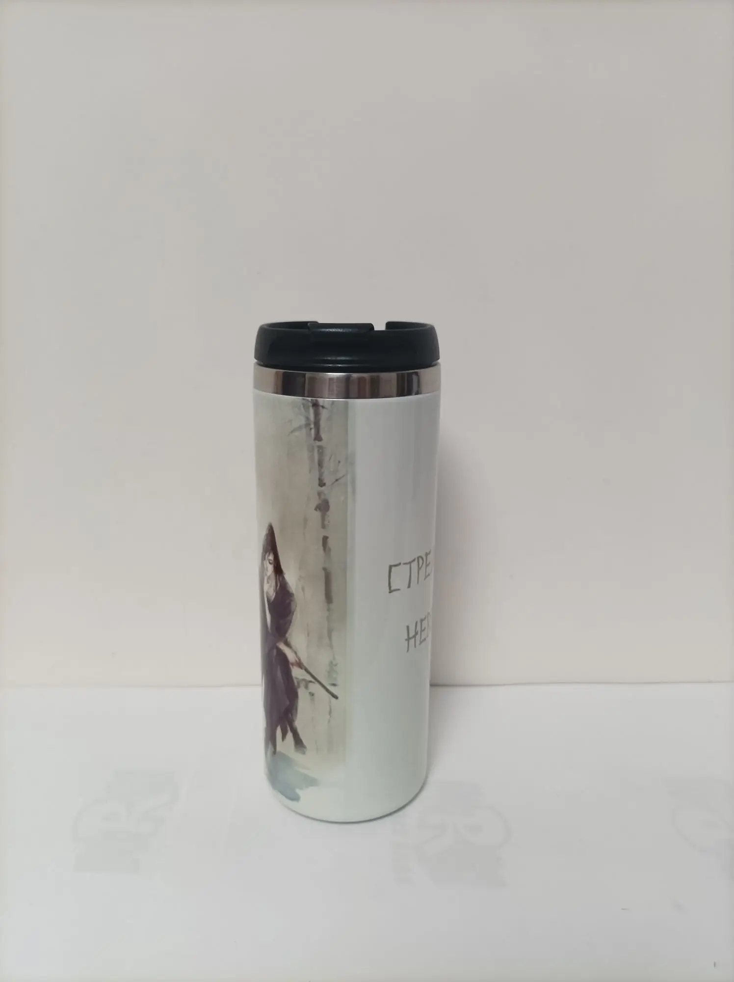 450ML Coffee Cup Full Print Customized with Your LOGO PHOTO Name TEXT Thermos Tumbler for Office Drink Water Keep Cold and Hot