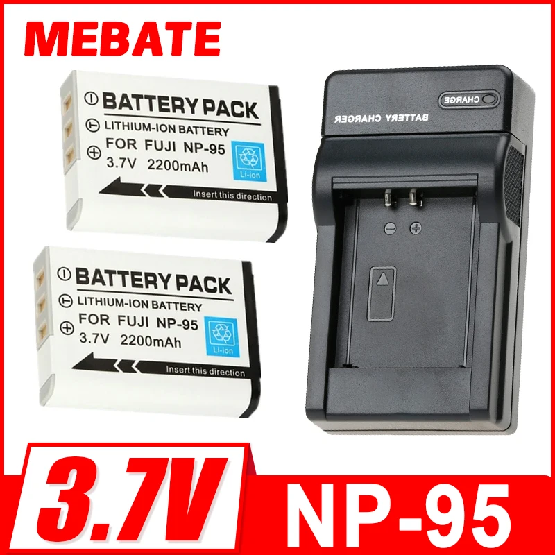 Upgrade 2200mAh Battery For FUJI FILM np-95 NP 95 NP95  + LCD USB Charger F30 F31 F30fd F31fd 3D W1 X100T X100S X100 X-S1 3DW1