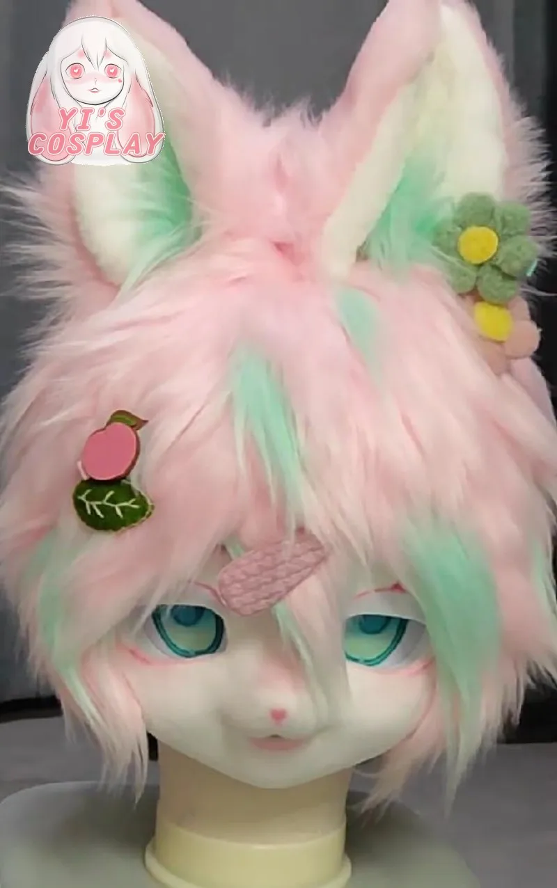 

Yis cosplay Handmade Custom Furry head Kigurumi Head Cosplay Kemono Fursuit Headsets Beast Customized Fursuit Kemono Head