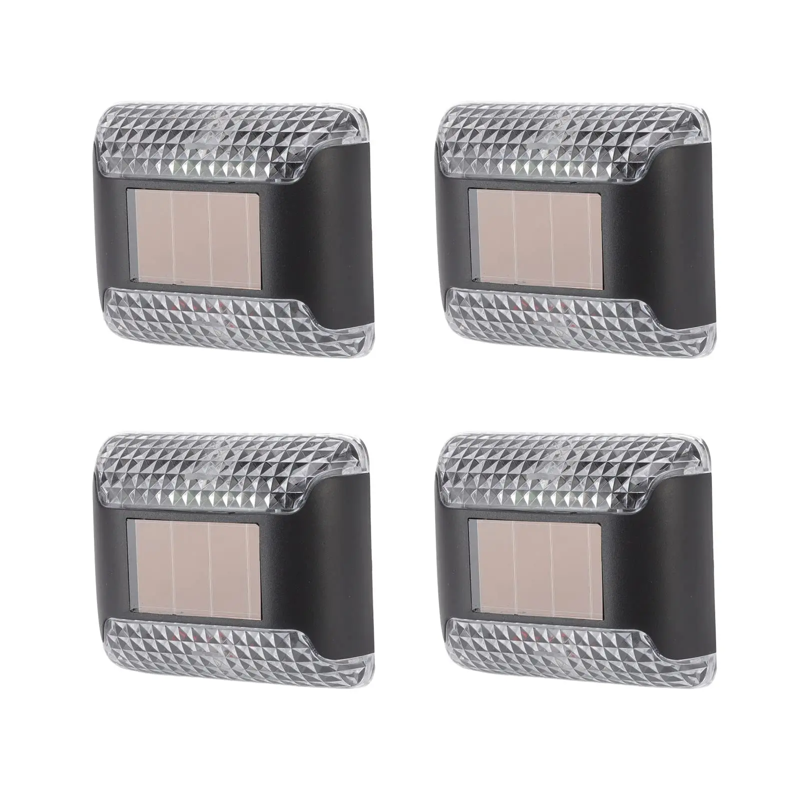 

4pcs Solar Lights Up Down Wall Decorative Sconce Light Outdoor Backyard Deck Fence Post Lamp