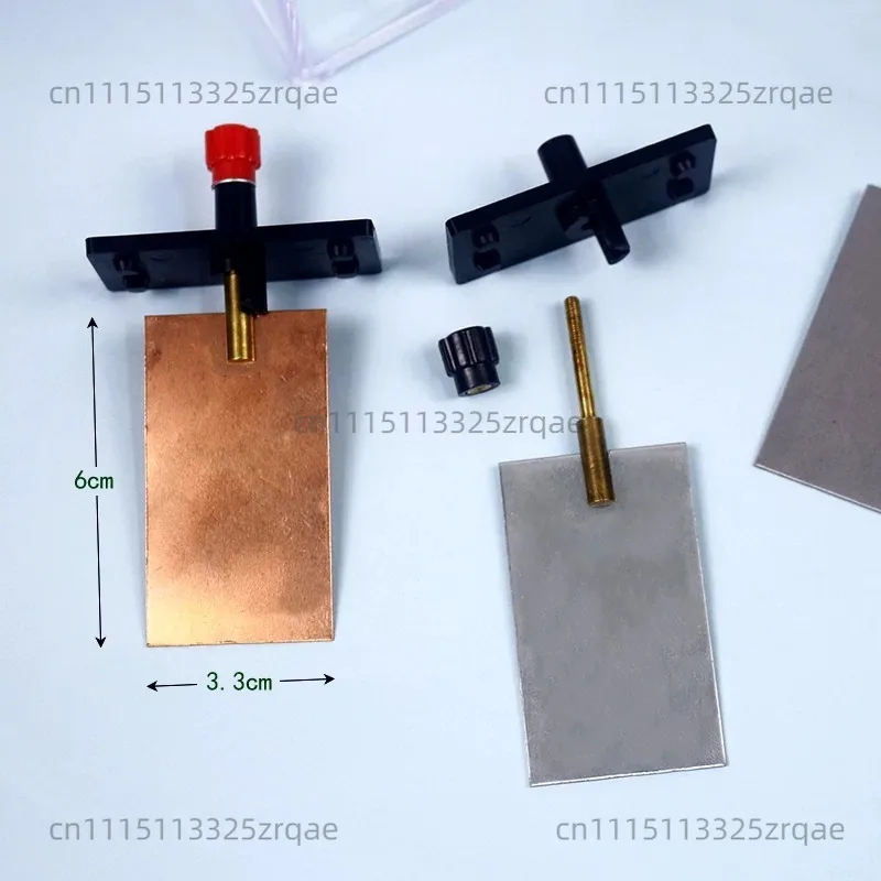 Electrolytic Cell Electrolytic Salt Water Copper(II) Sulfate Electrogalvanizing with Carbon Rod Copper Sheet Iron Sheet Zinc