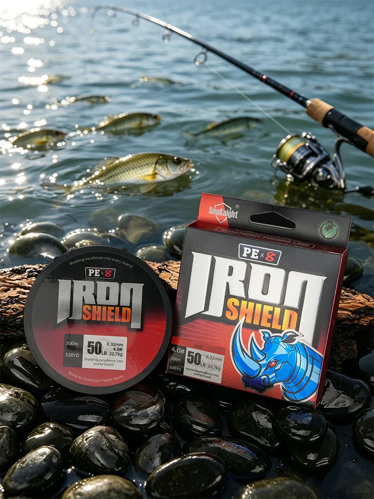 SeaKnight No Faded X8 PE Line Rhinoceros PE Line Super Smooth SEA Fishing Line 150M/300M Size: 0.8#-4.0# Power:22.7KG-50LB