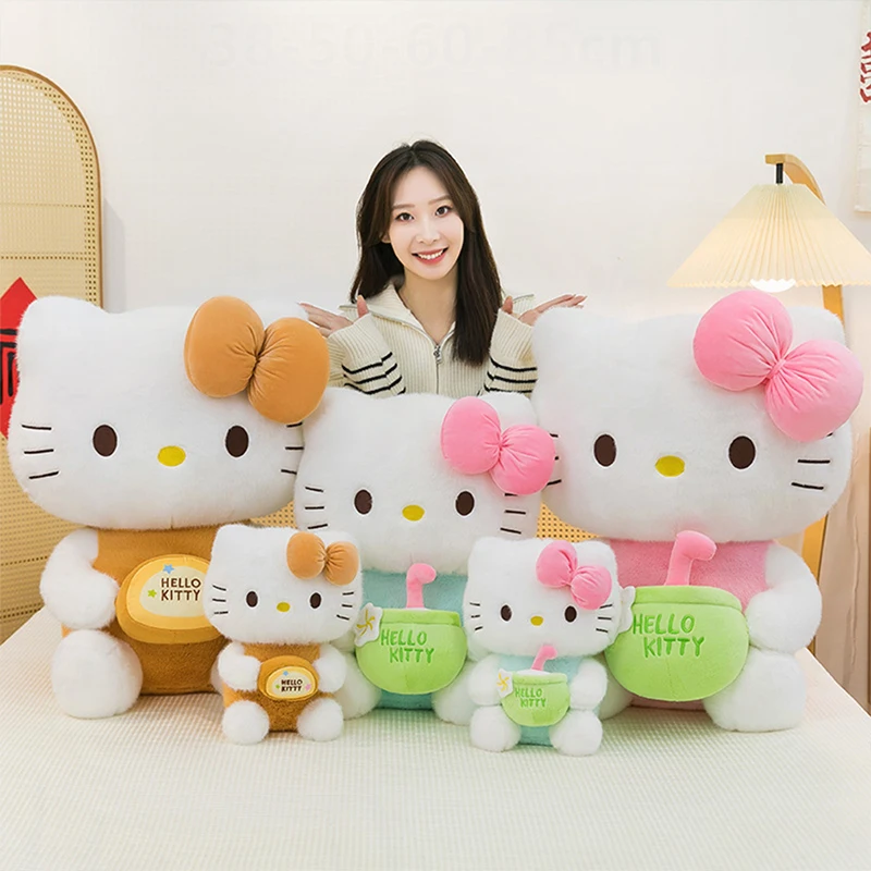 

Новая плюшевая игрушка Hello Kitty Kt Cat, подушка, милая кукла, мягкая игрушка для детей, подарок на день рождения, Рождество для девочек, креативная мягкая игрушка в подарок