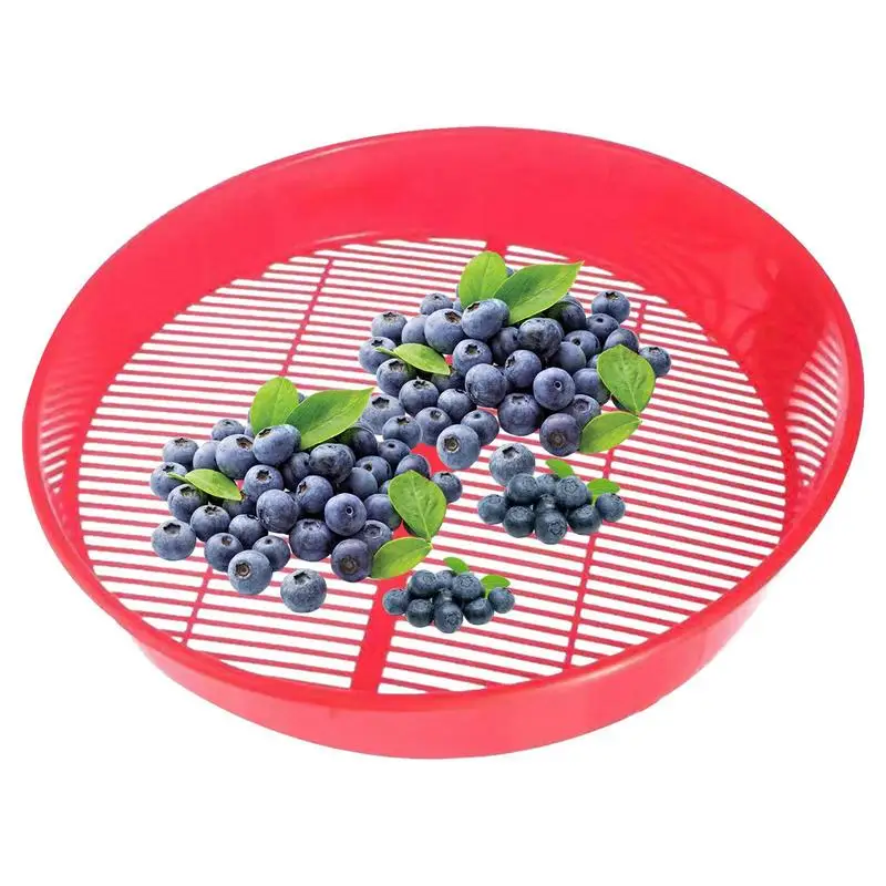 

Blueberry Food Sieve Colander Multifunctional Drain Berry Vegetable Basket Washing Kitchen Fruit And Vegetable Cleaning Tool