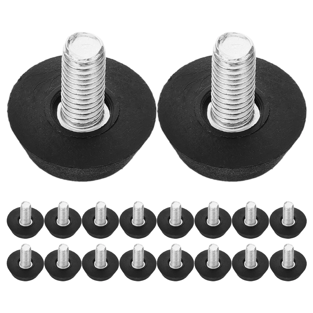 

60 Pcs Cabinet Leg Adjuster Antiskid Furniture Pads Chair Floor Protector Protectors Black