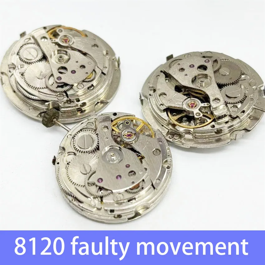 1pcs Watch Accessories 8120 No Functional Faulty Movement Beginner Practice Repairman Disassembles Researches Old Movements