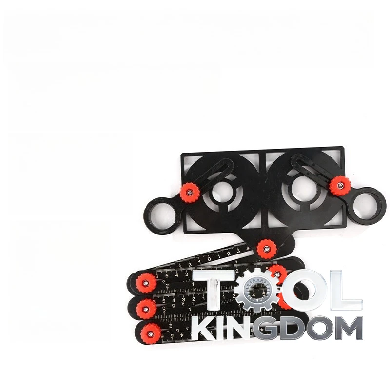 

Multi-functional Six-fold Ruler, Aluminum Alloy Universal Positioning Tool, Tile Paving & Hole Drilling Angle Ruler For Masons