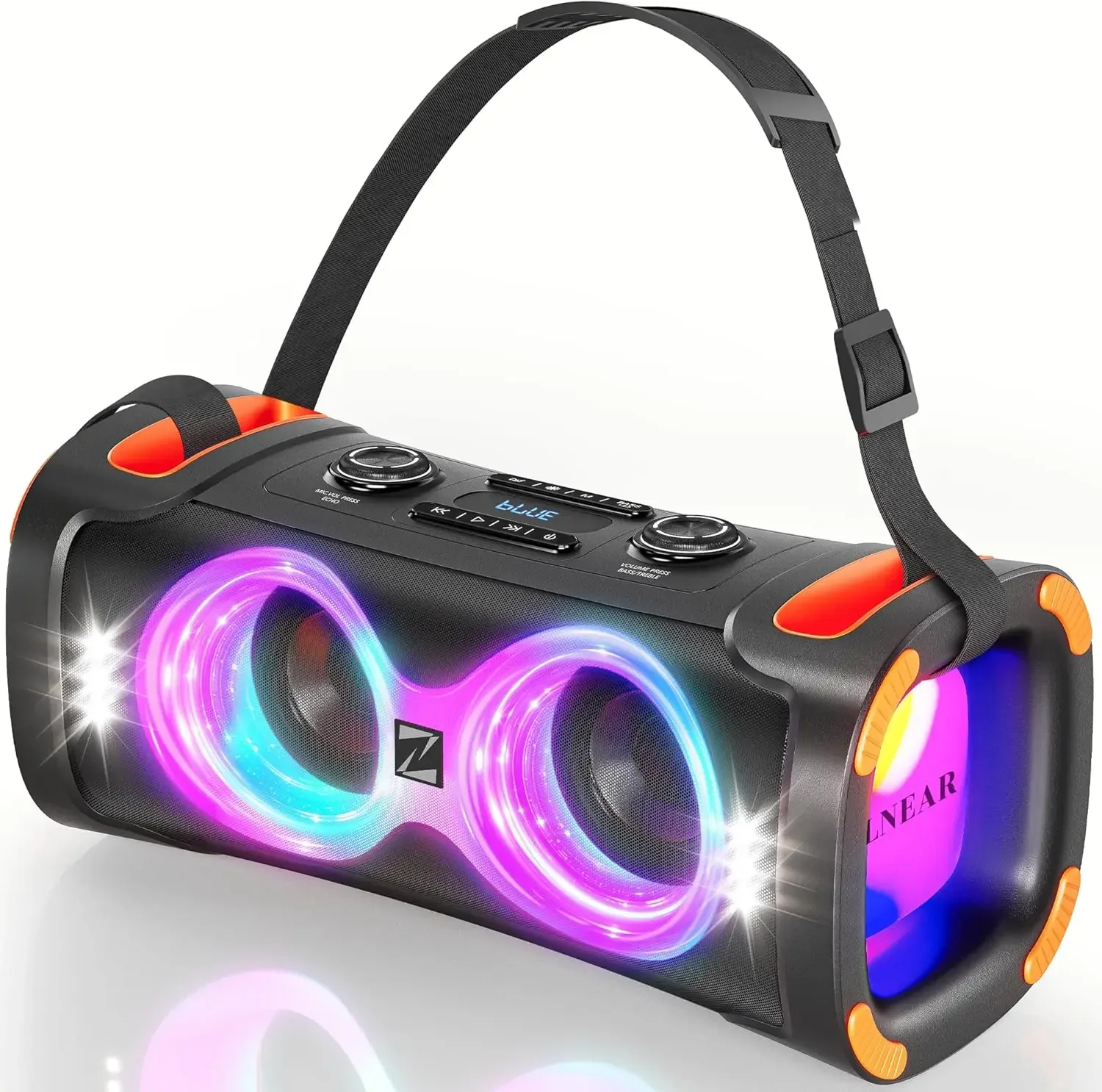 

Bluetooth Speaker 300W, Powerful Loud Sound Subwoofer, BT 5.3 Wireless Pairing Stereo Sound, IPX4 Waterproof Party Bluetooth Spe