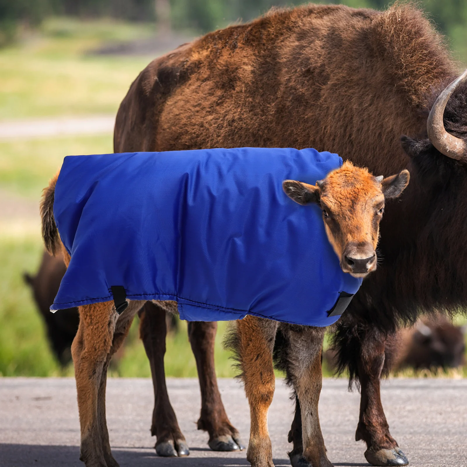 Farm Kalb Weste warme Kleidung Wintermantel warme Kleidung Weide kälte feste Kleidung Kalb Hund Wrap Wärme isolierung Mantel Weste