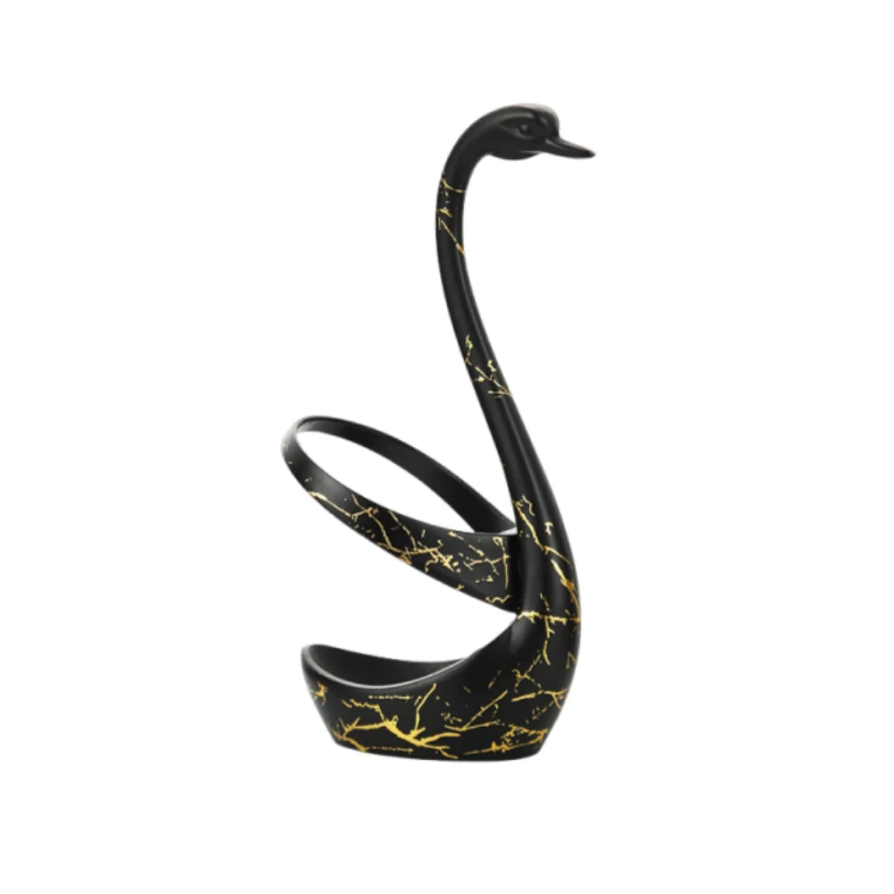 

Stainless Steel Swan Cutlery Set with Forks Spoons Elegant Fork Spoon Organiser Beautify Creative Cutlery Holder Racks Tea