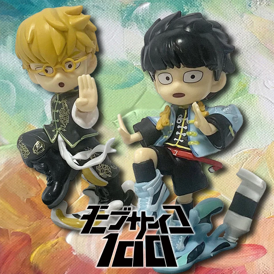 Figuras de Anime Mob Psycho 100 de 11cm, Mobu Saiko Hyaku Reigen Arataka Kawaii, modelo de muñeca, adornos de escritorio de PVC, juguete coleccionable