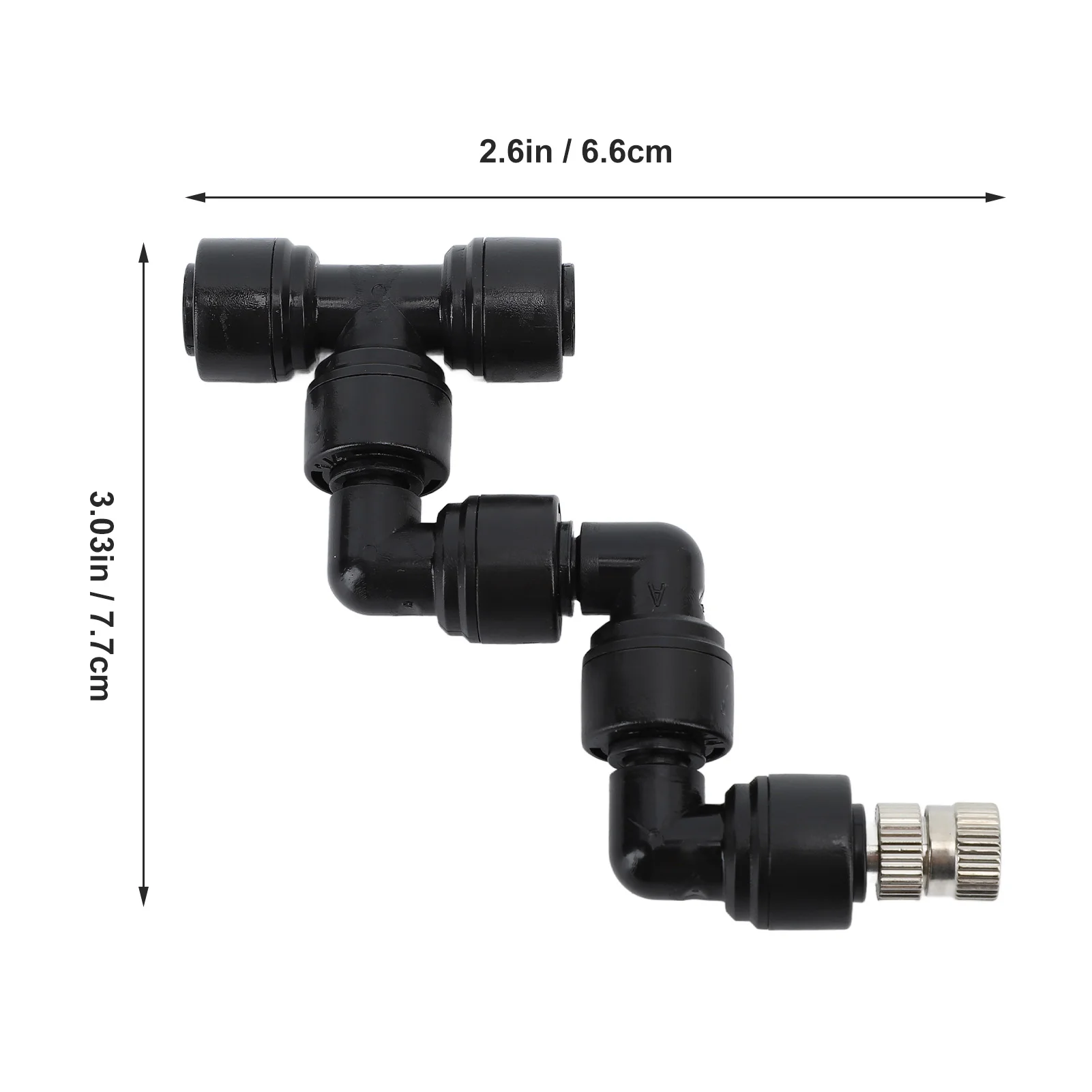Reptile Mister Nozzles 360 Degree Adjustable Reptiles Cooling System Nozzle For Greenhouse Courtyard Rainforest Tank