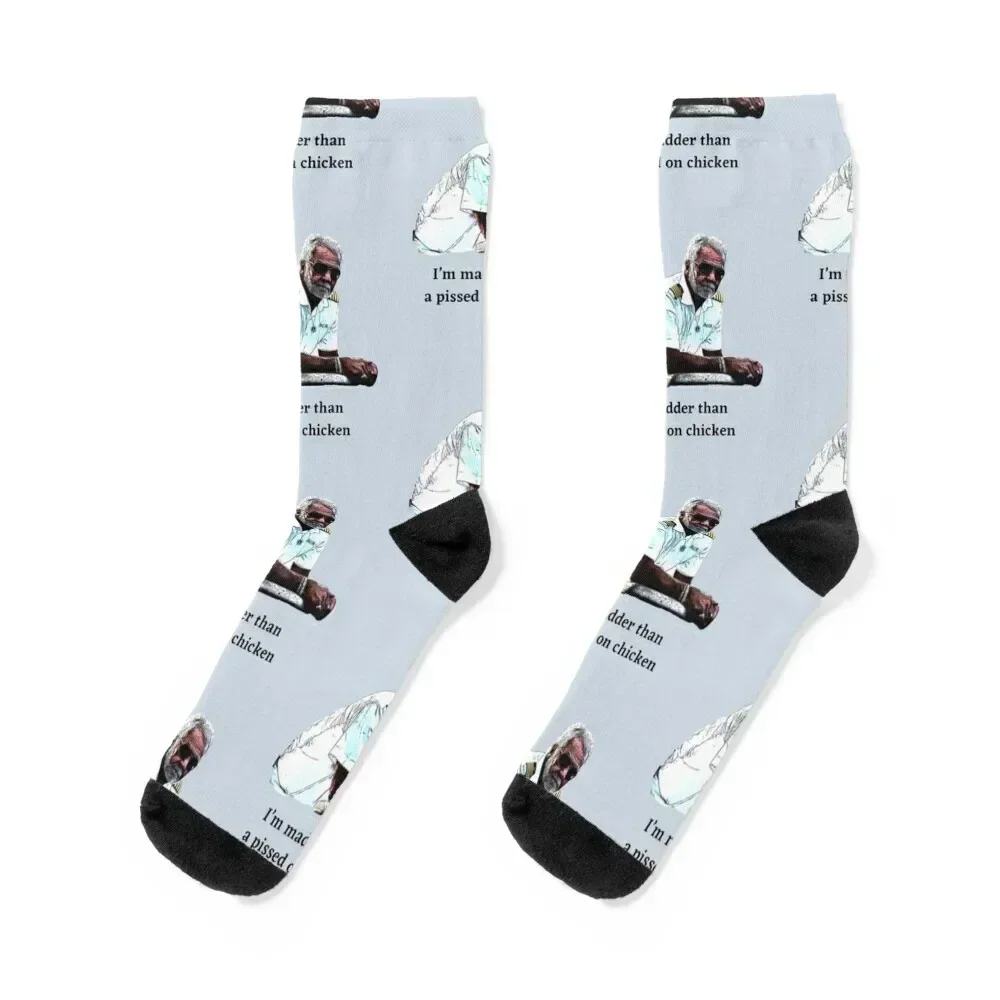 Captain Lee Quote Socks with print cool Hiking boots Boy Socks Women's