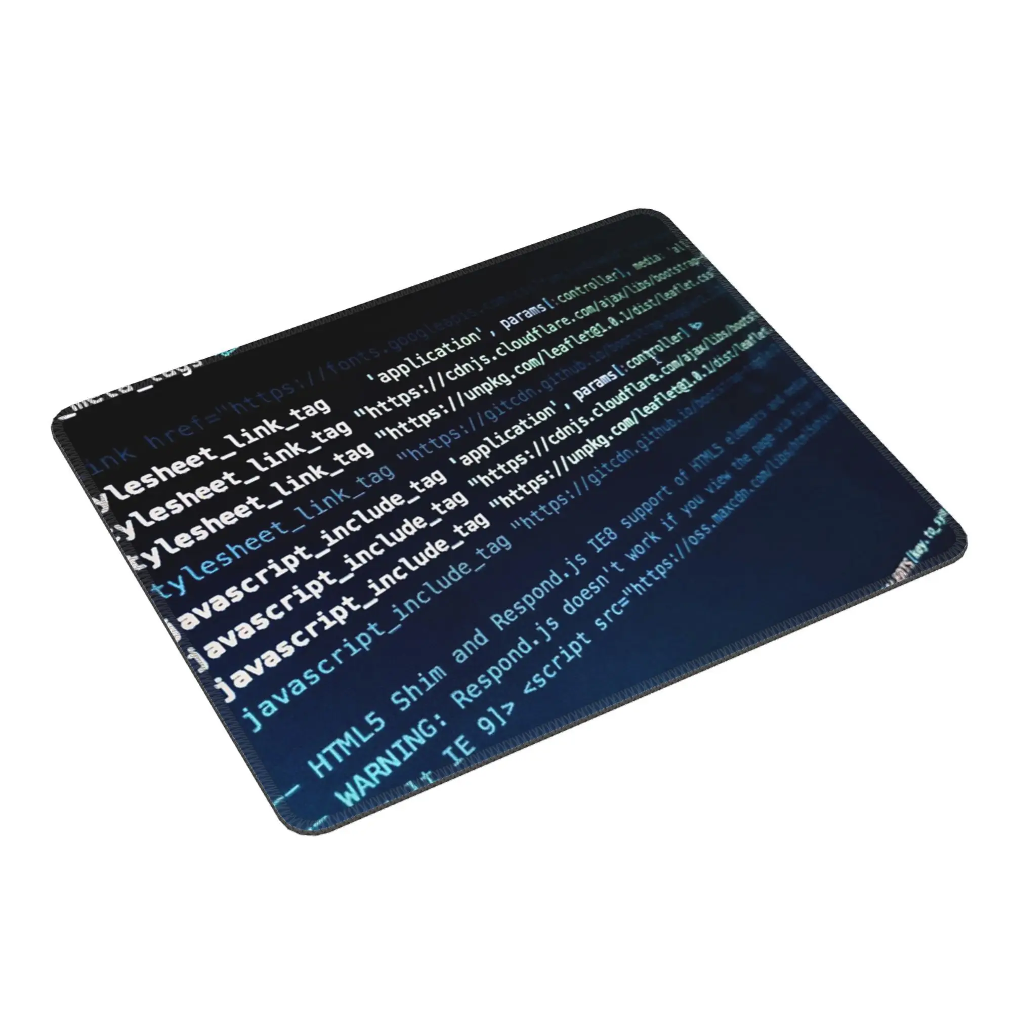 عنوان HTML جافا سكريبت كود على شاشة الكمبيوتر لوحة الماوس لوحة المفاتيح الكمبيوتر ماوس حصيرة ألعاب الكمبيوتر المحمول مكتب حصيرة الجدول الحصير